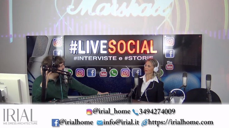 Iris Tiberio ospite a Live Social 