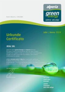 Alperia Green Energy IRIAL Srl