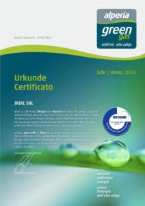 Alperia Green Gas Irial Srl